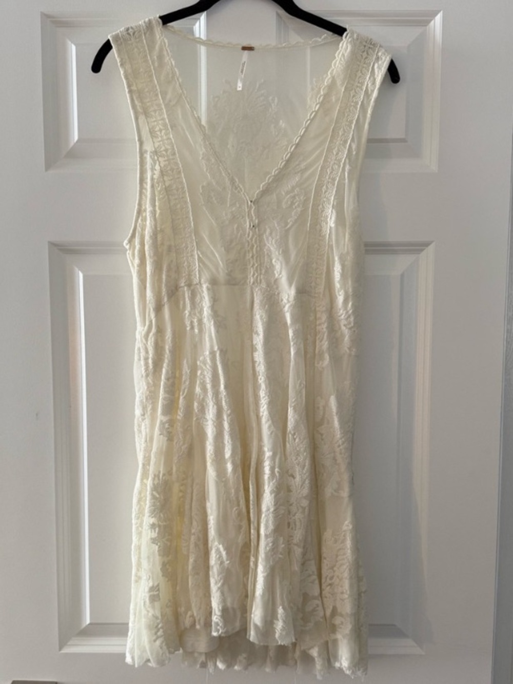 Free People Lace Dress- 10- Ivory